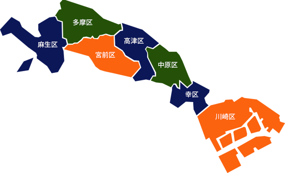 川崎市マップ
